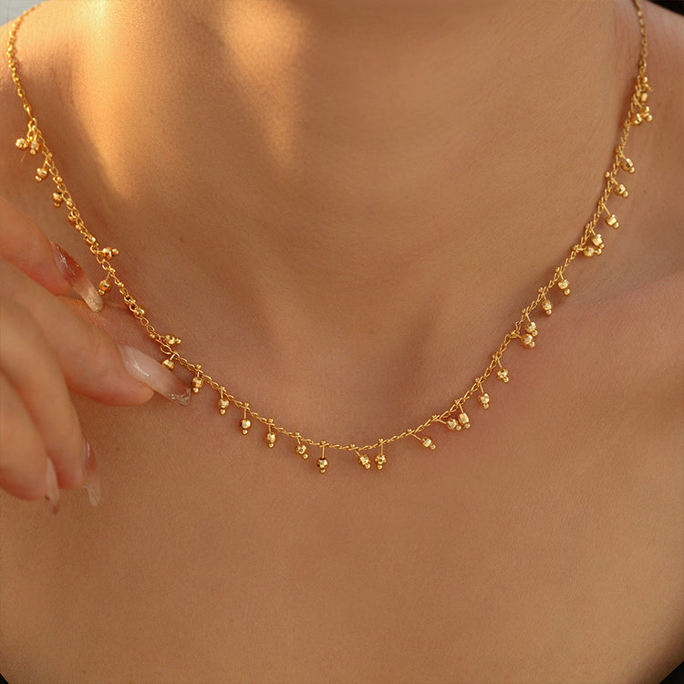 DOT GOLD NECKLACE