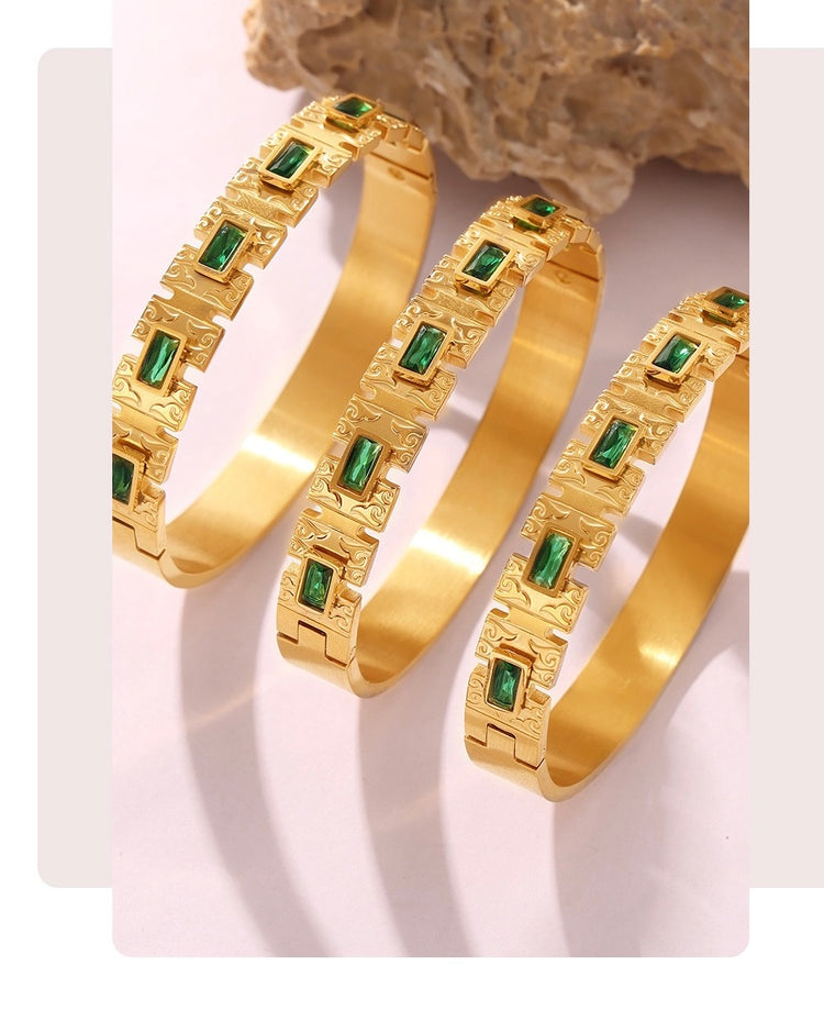 EMERALD LUXURY BANGLE