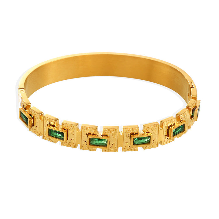 EMERALD LUXURY BANGLE
