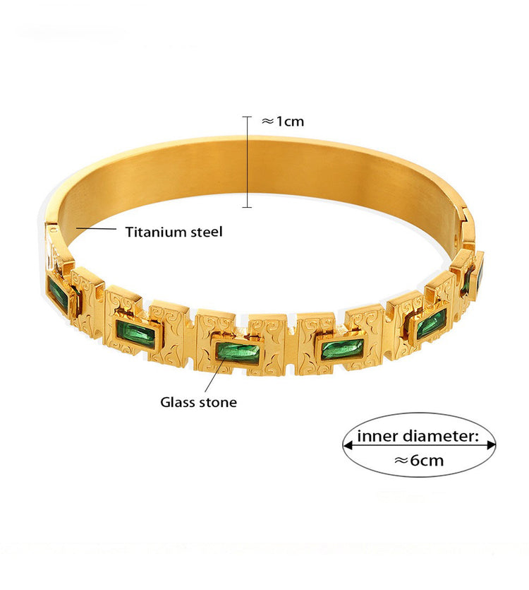 EMERALD LUXURY BANGLE