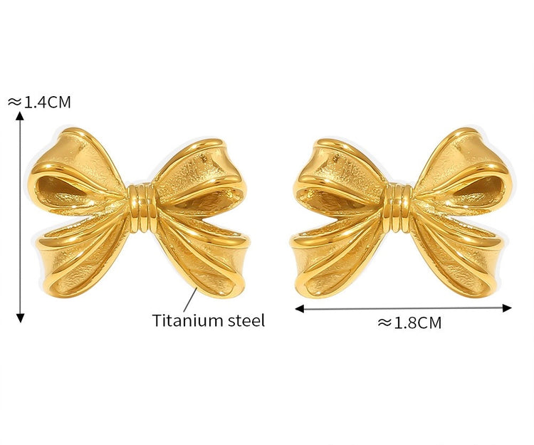 BOW GOLD NECKLACE