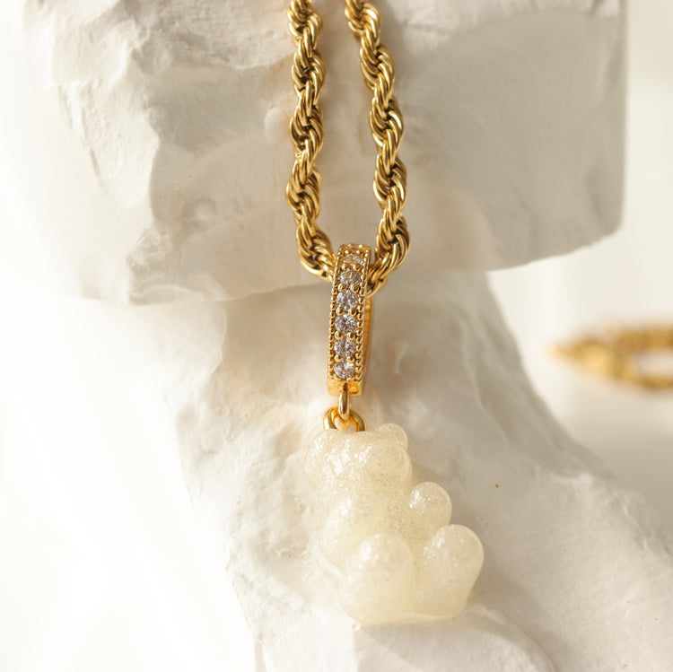 BEAR TWIST CHAIN NECKLACE