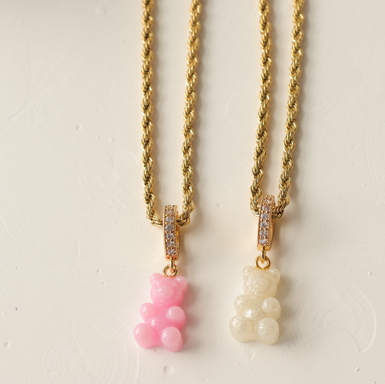 BEAR TWIST CHAIN NECKLACE