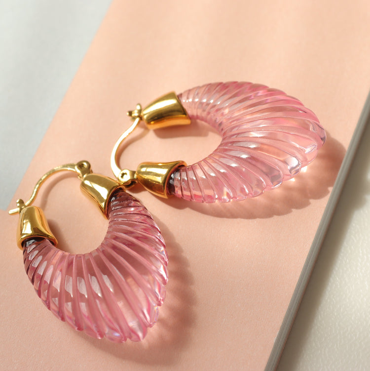 PINK RIANNA EARRINGS
