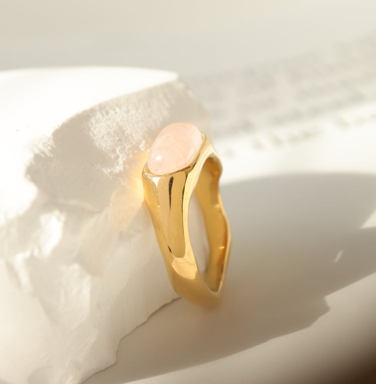 MOON GOLD RING 1 PCS