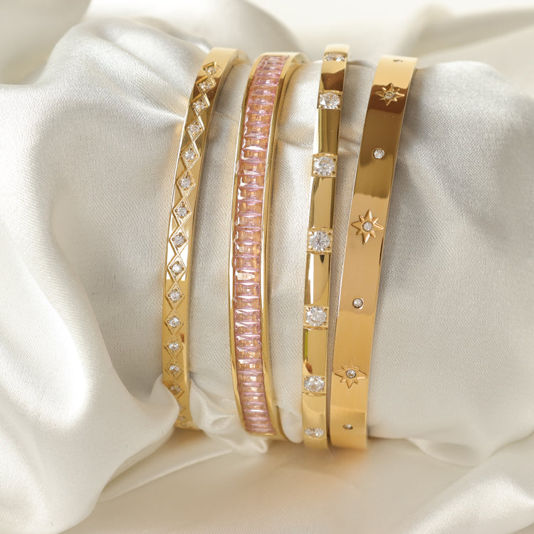 PINK DREAM BANGLE BRACELET