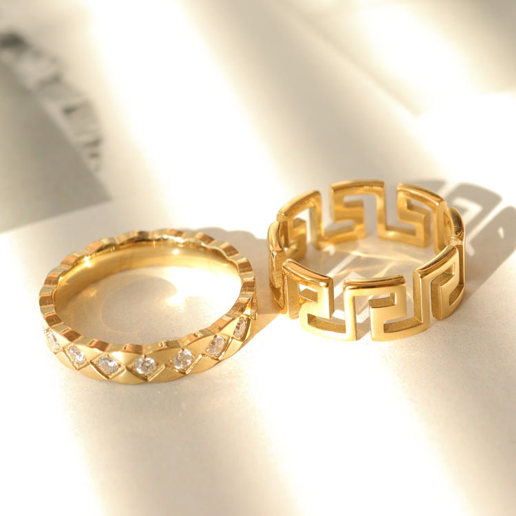 GREEK STYLE GOLD RING