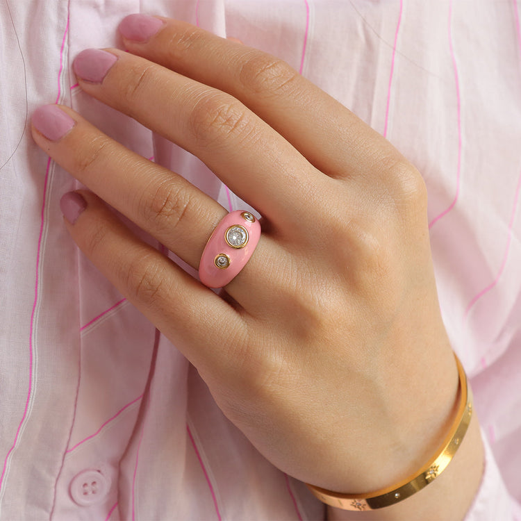 PINK DIAMOND RING