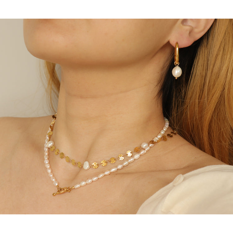 SUN RADIANT PEARL NECKLACE