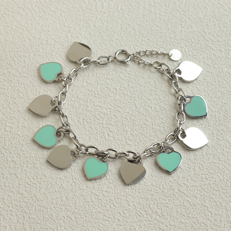 BLUE HEART BRACELET