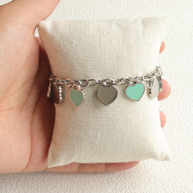 BLUE HEART BRACELET