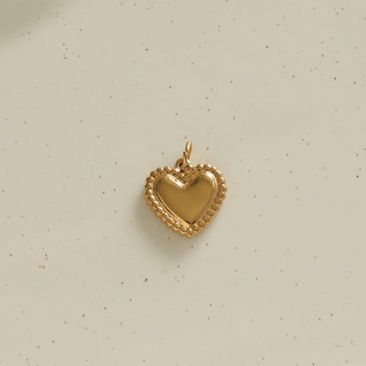 GOLD HEART CHARM