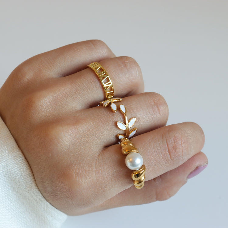 S925 ROMANG OPEN RING
