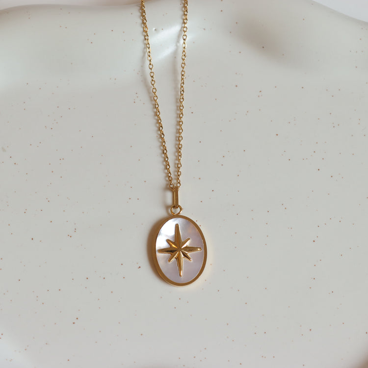 NORTHERN STAR GOLD NECKLACE