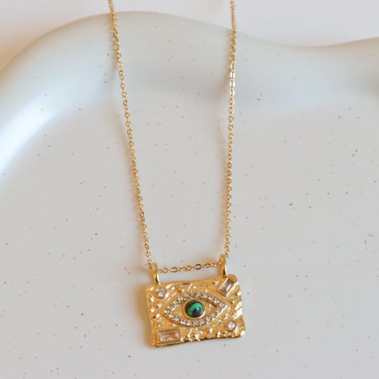 EMERALD EYE NECKLACE