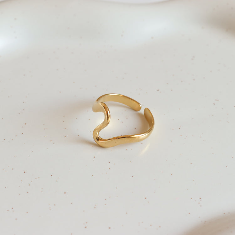 GEOMETRY GOLD RING