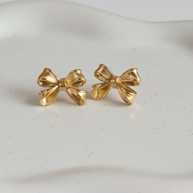 BOW GOLD NECKLACE