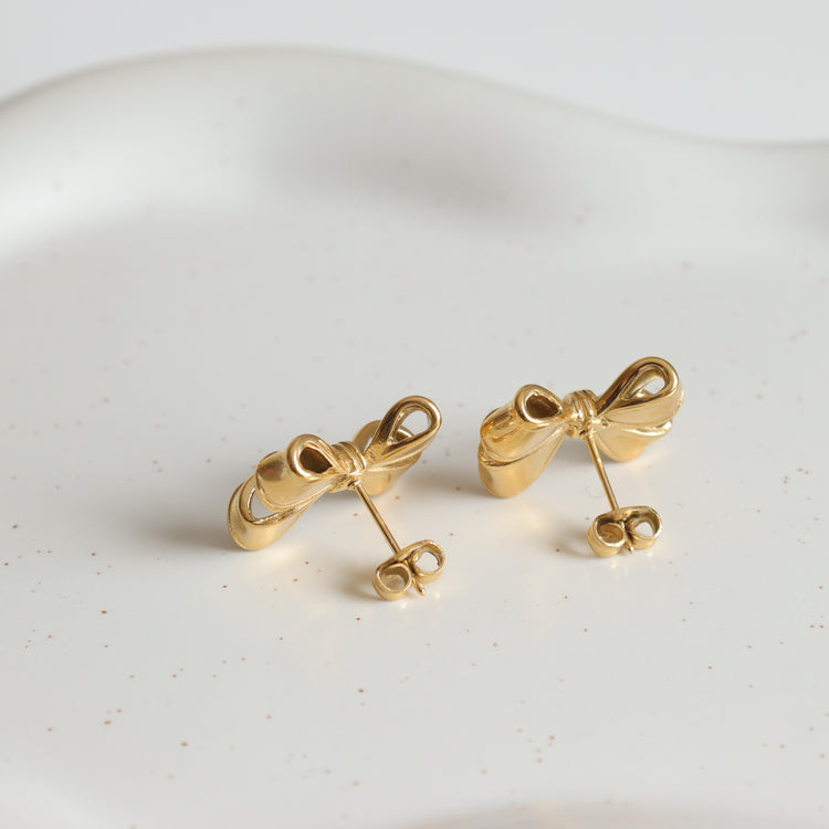BOW GOLD NECKLACE