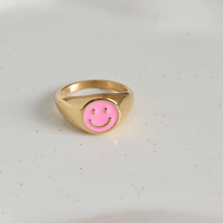 PINK SMILE RING