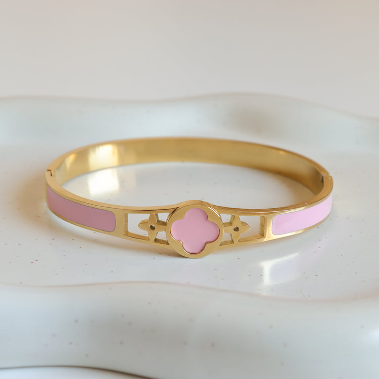 PINK flower BANGLE