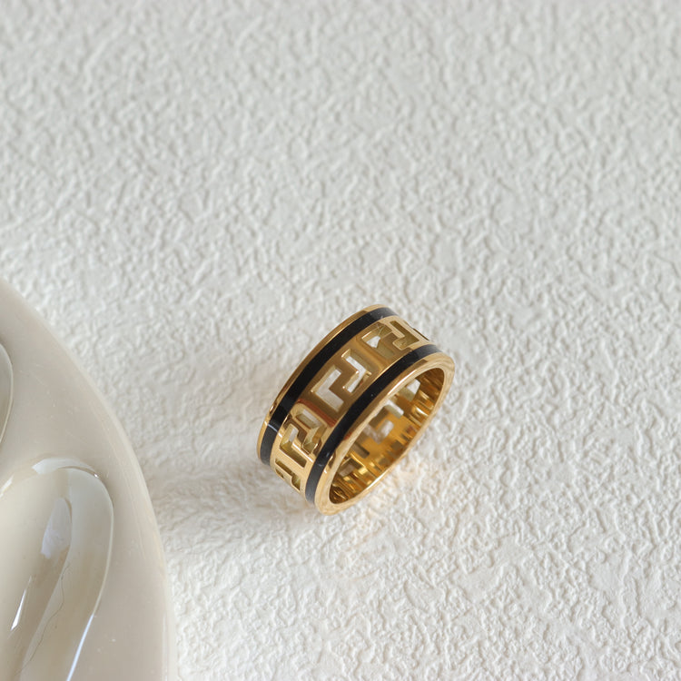 GREEK BAND RING