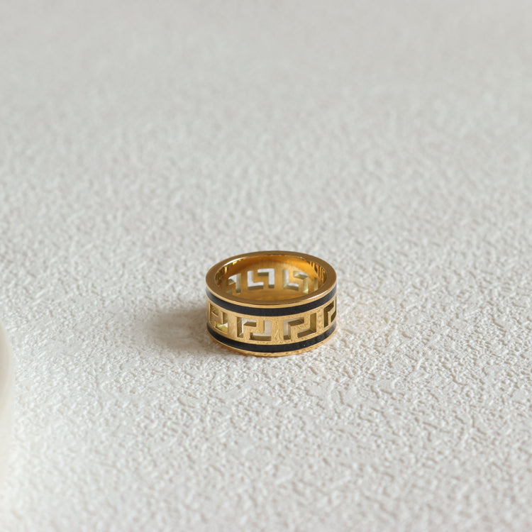 GREEK BAND RING