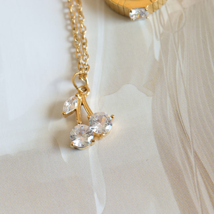 CHERRY GOLD NECKLACE