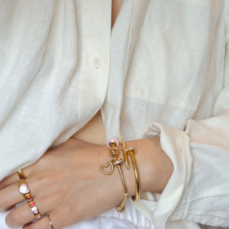 PINK BEADS BRACELET
