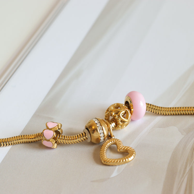 PINK BEADS BRACELET