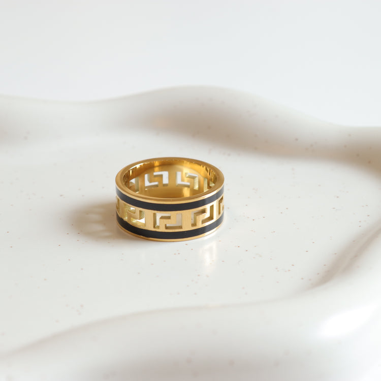 GREEK BAND RING