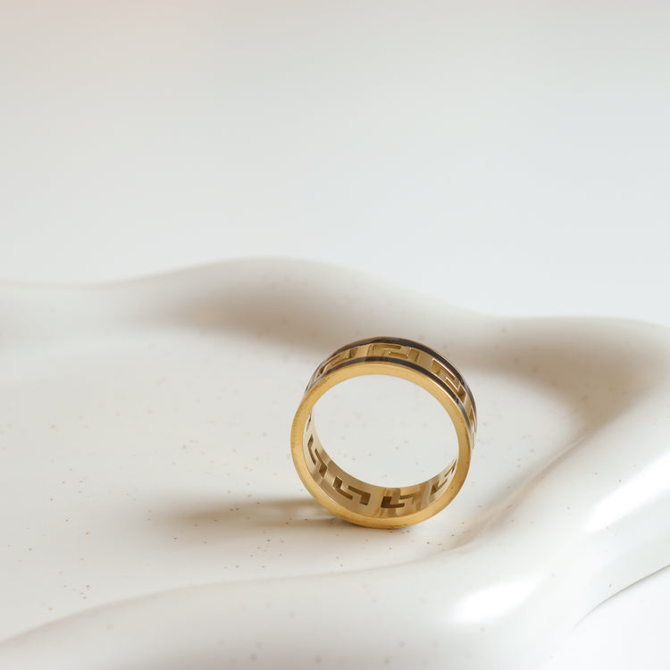GREEK BAND RING