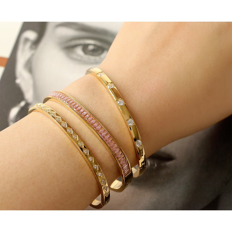 PINK DREAM BANGLE BRACELET