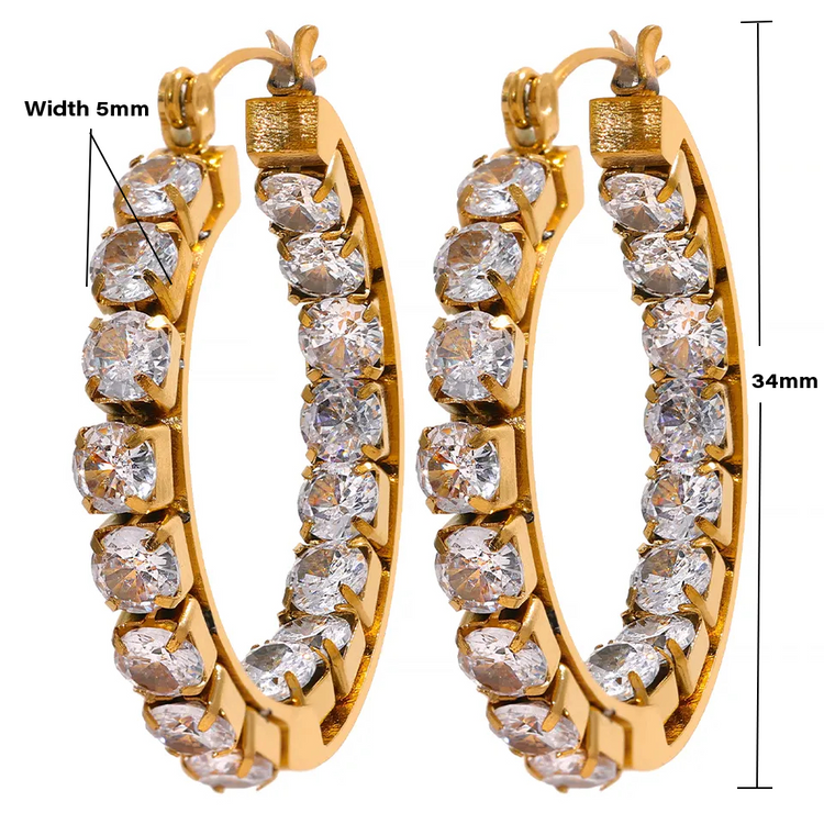 SWAROVSKI ATTRACT EARRINGS