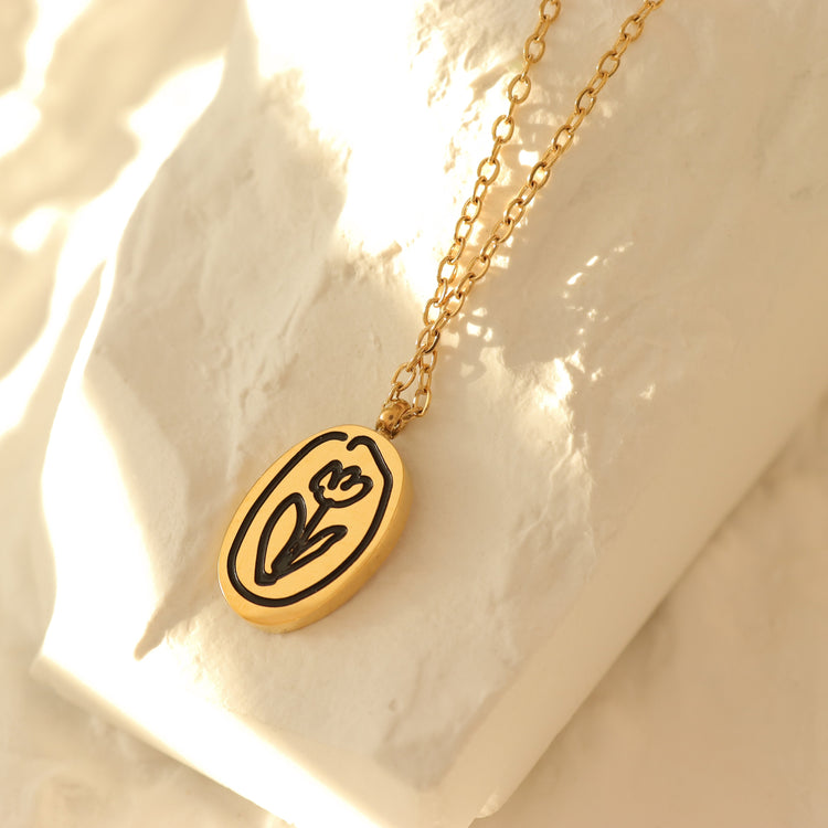 FLOWER ART NECKLACE