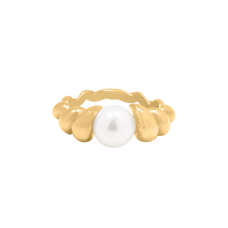 PEARL TWIST RING