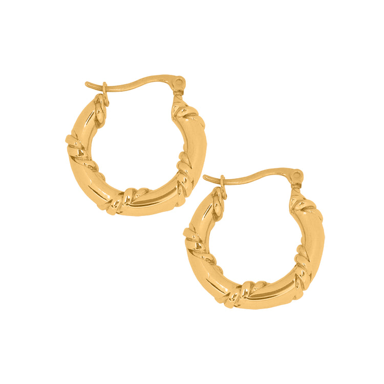 TWIST TUNNEL EARRINGS