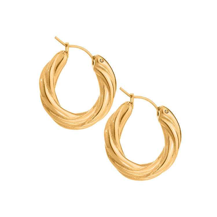 CHUNKY TWIST EARRINGS
