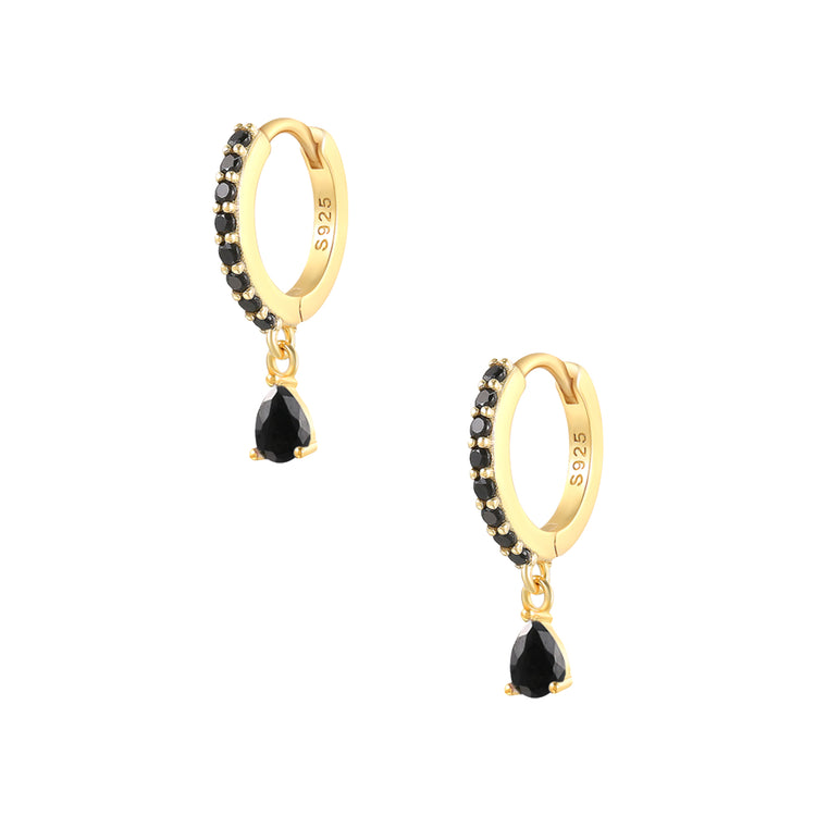 BLACK MELODY EARRINGS