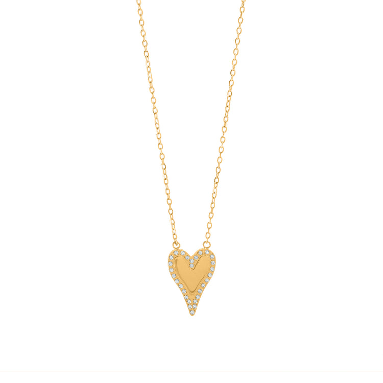 HEART GOLD NECKLACE