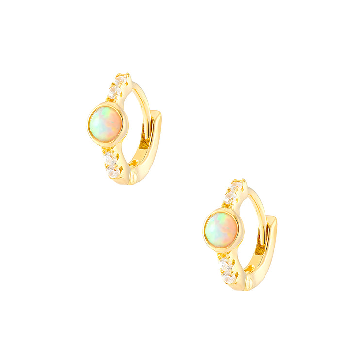 MOON HUGGIES EARRINGS