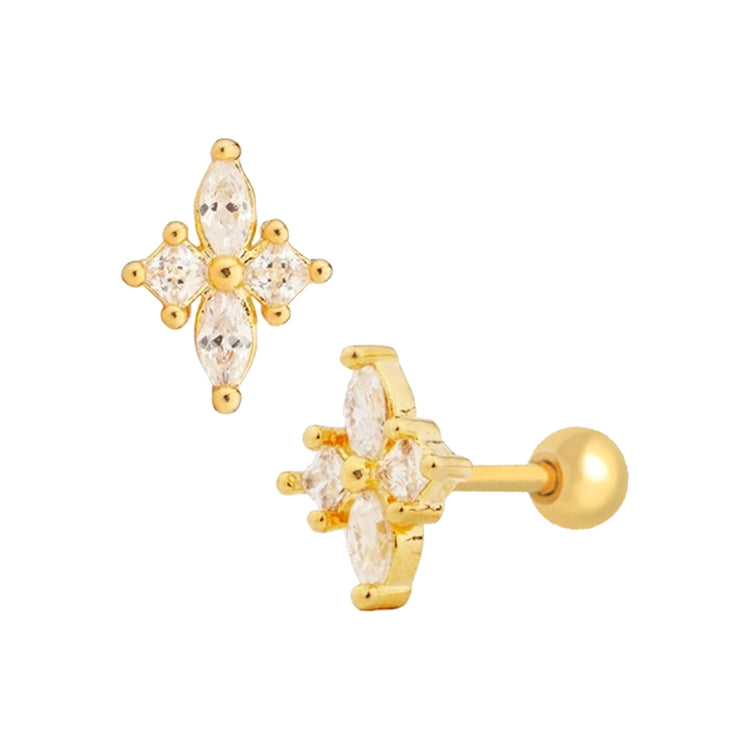 CRYSTAL STUD EARRINGS