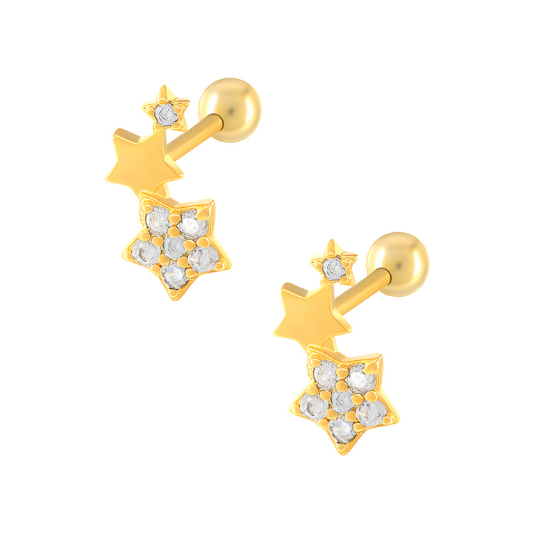 STAR STUD EARRINGS