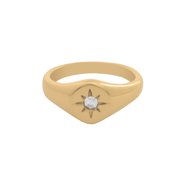 SHINING STAR GOLD RING