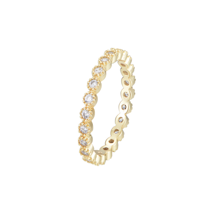 CZ BAND RING