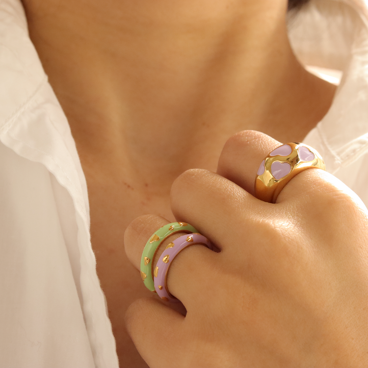 LILAC LOVE RING