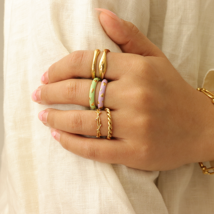 LILAC LOVE RING
