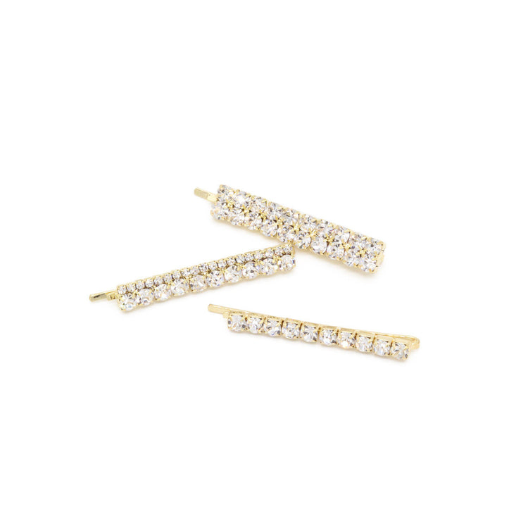 BLING DIAMOND HAIR CLIP SET-VENUS LOVES JEWELLERY