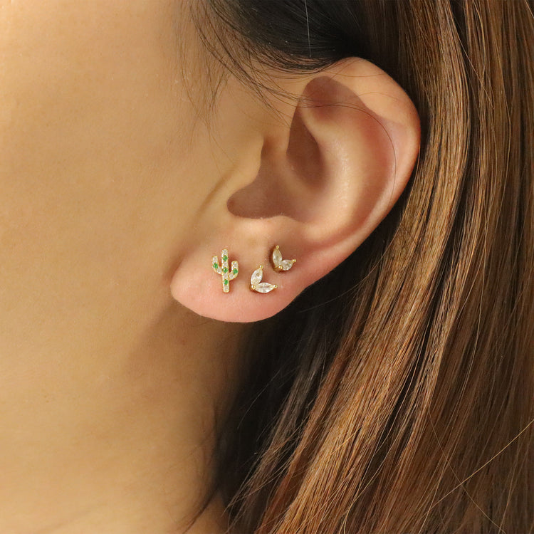 CACTUS STUD EARRINGS