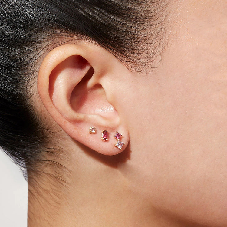IRREGULAR STUD EARRINGS SET/3 PCS