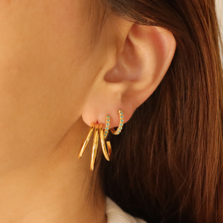 POPPY GOLD EARRINGS